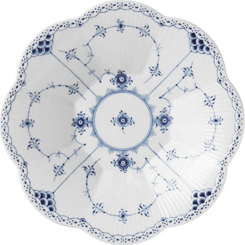 Royal Copenhagen Musselmalet Vollspitze skål Ø 28 cm (Nr. 576, 1. valg)