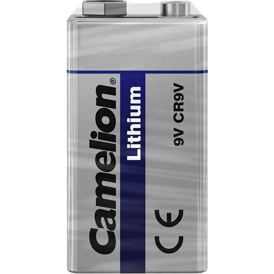 Camelion Lithium 9V batteri til røgalarmer