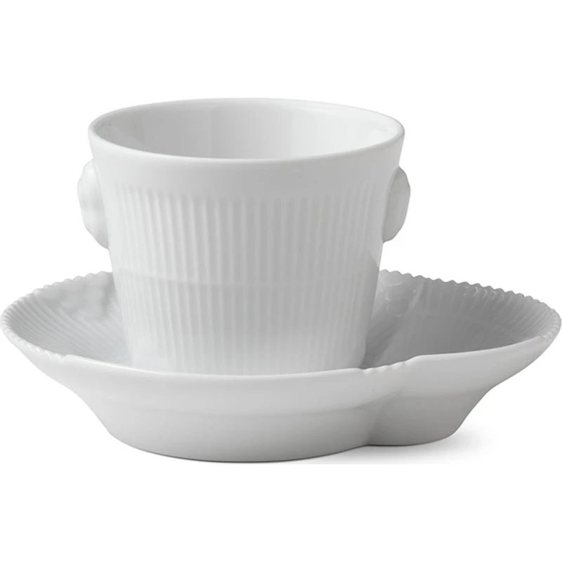 Royal Copenhagen Hvid Elements espressokop 10 cl