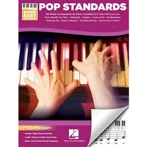 Hal Leonard Pop Standards - Super Easy Songbook til begyndere