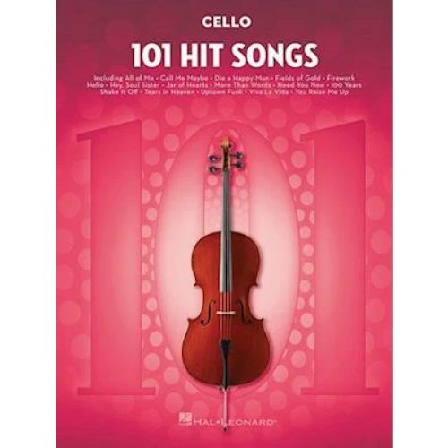 Hal Leonard 101 Hit Songs for Cello - Noder til alle niveauer