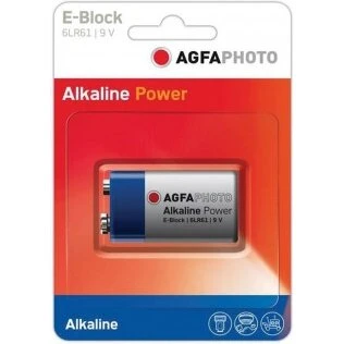 Agfa E-Block 9V alkalisk batteri