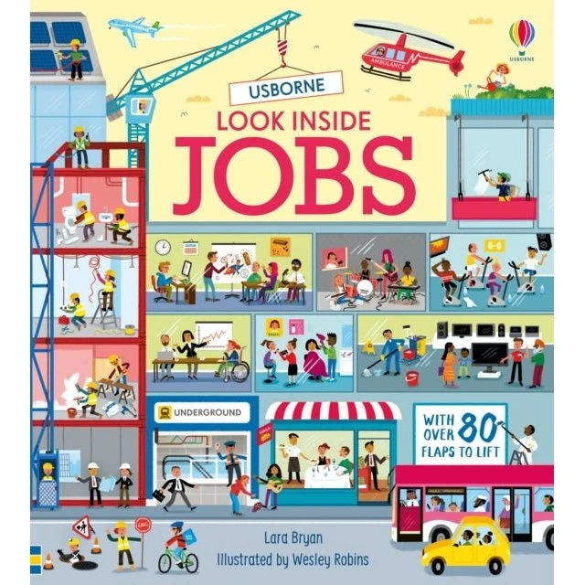 Usborne Look Inside Jobs - Lara Bryan