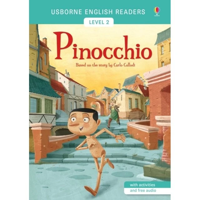 Usborne Pinocchio - Børnebog med aktiviteter og lyd