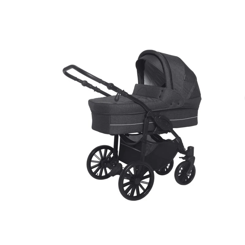 Nordic Lux Dark Grey Melange – Klapvogn