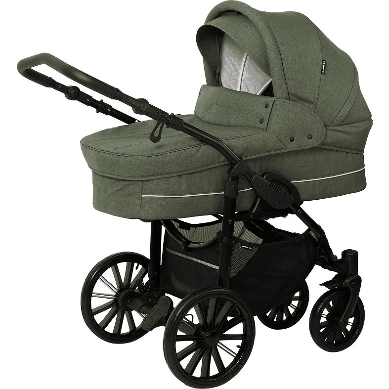 Nordic Lux barnevogn - Dusty Green, liggemål 97 cm