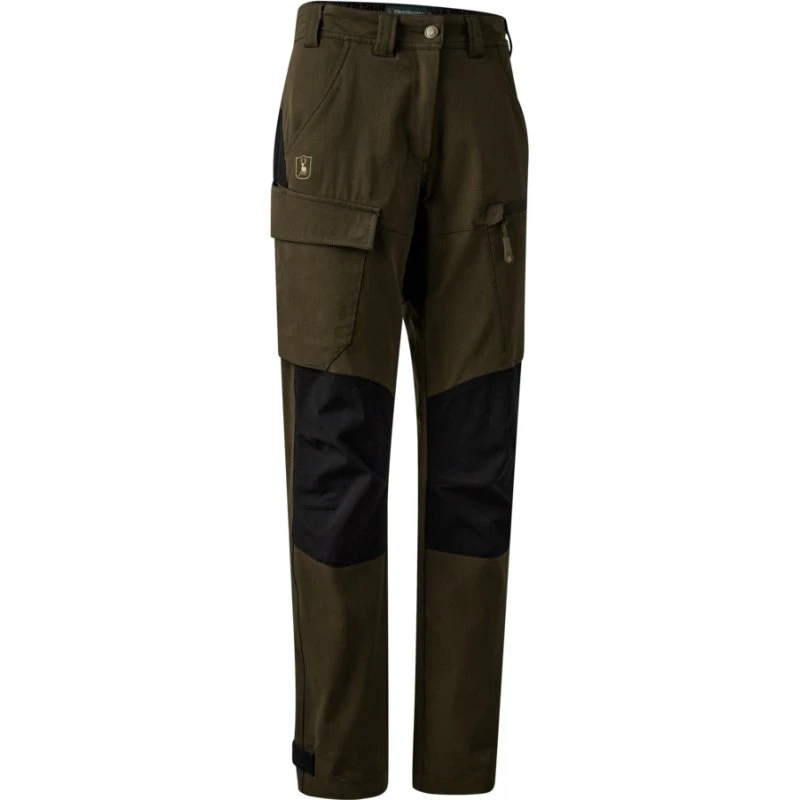 Deerhunter Lady Sarek Full Stretch Bukser - Fallen Leaf/Black - 46