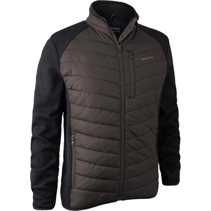 Deerhunter Moor Vatteret Jakke med strik - Brown Leaf - M