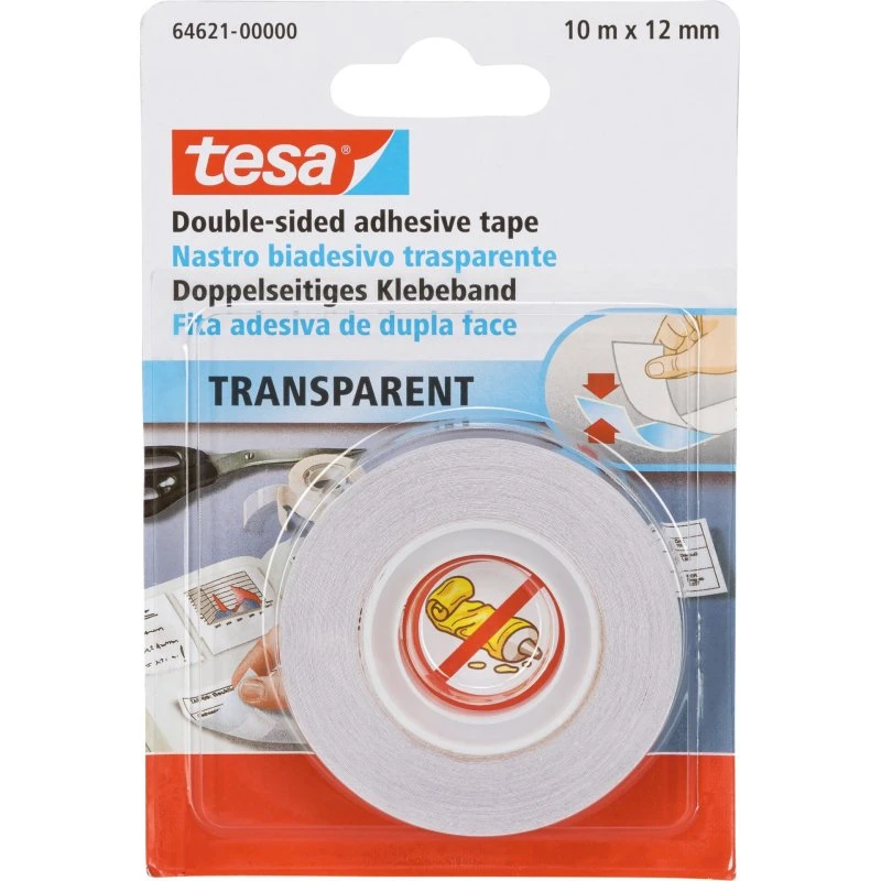 Tesa Dobbeltklæbende Tape 12 mm x 10 m