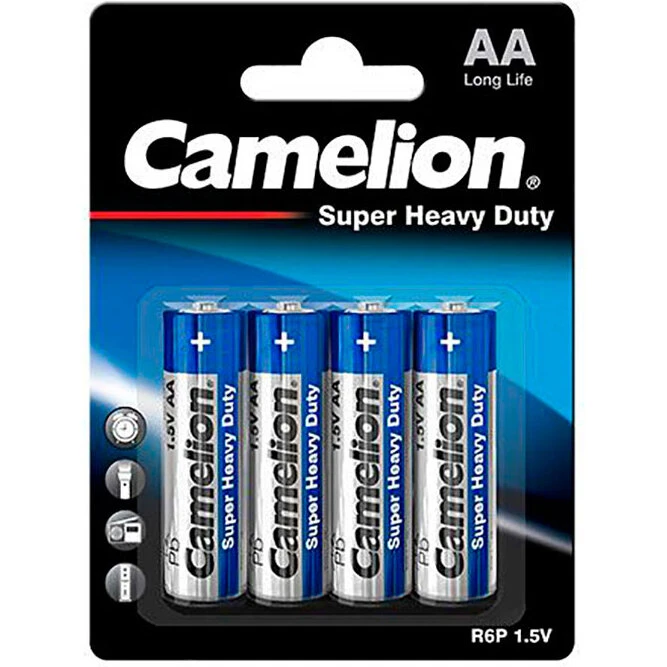 Camelion R06 Super Heavy Duty AA 4 stk (1,5V, 1220mAh)
