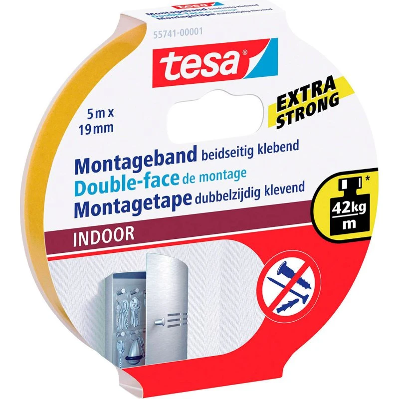 Tesa Powerbond Monteringstape 19 mm x 5 m (indendørs)