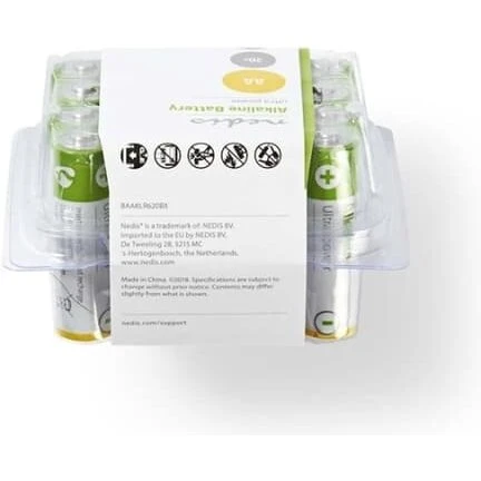 Nedis Alkaline AA-batteri 1,5 V DC – 20 stk.
