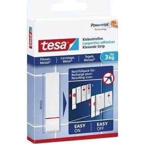 Tesa Dobbeltklæbende strips til fliser og metal 3 kg (6-pak)