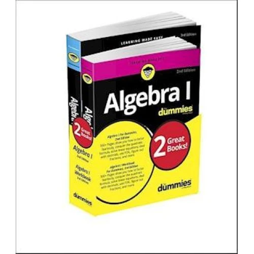 Algebra I For Dummies Book + Workbook Bundle - Mary Jane Sterling
