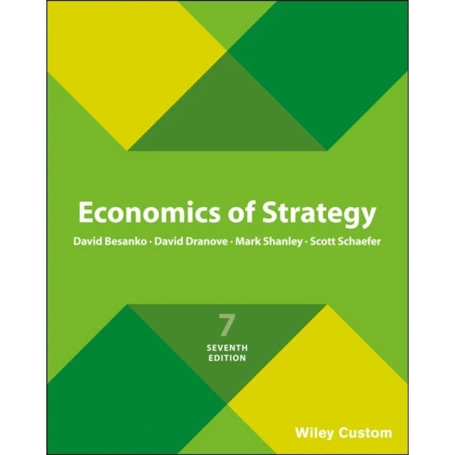 Economics of Strategy - David Dranove, Besanko, Schaefer & Shanley