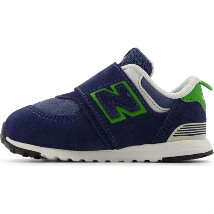 New Balance 574 Hook & Loop - Navy/Alpine Green (Børn)