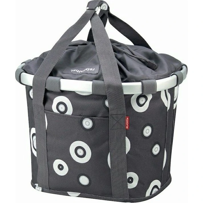 Klickfix Bikebasket Bobler Grå 15 L