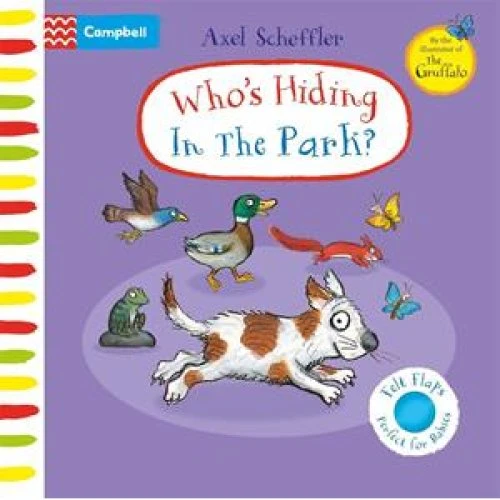 Campbell Books: Who's Hiding in the Park? - Bog med filt-flaps