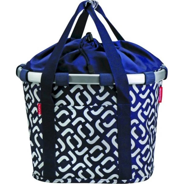 KLICKfix reisenthel Bikebasket 15 – signature navy (15 L, 35 cm)