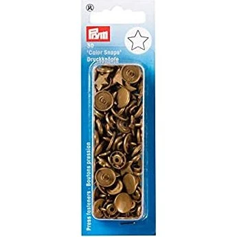Prym Color Snaps Trykknapper Stjerne Guld 30 stk (12,4 mm)