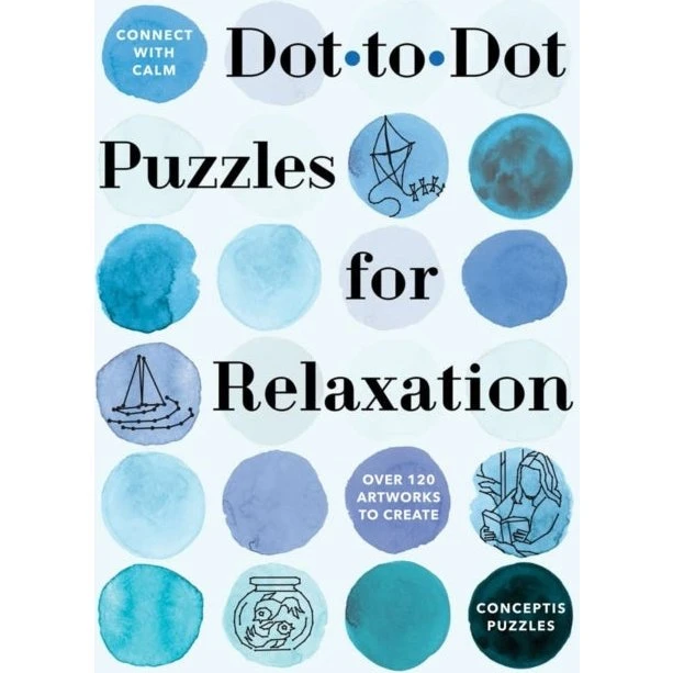 Conceptis Puzzles Connect With Calm: Dot-to-dot Puzzles