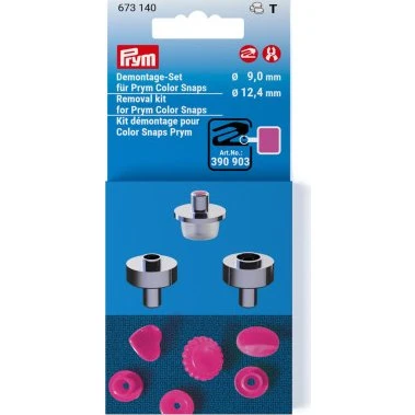 Prym afmonteringssæt til plasttrykknapper 9 og 12,4 mm