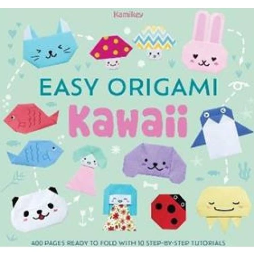 Easy Origami Kawaii af Isai og Kamikey - Bog med 400 sider papir