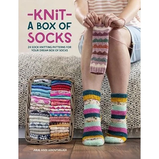 Julie Ann Lebouthillier: Knit a Box of Socks - 24 strikkeopskrifter