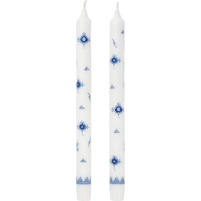 Royal Copenhagen Heritage lys 28 cm, 2 stk.