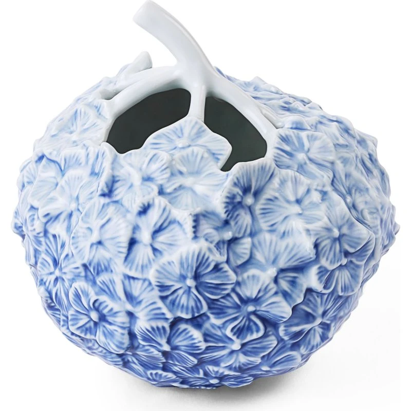 Royal Copenhagen Art of Giving Flowers hortensia-vase, blå 15 cm