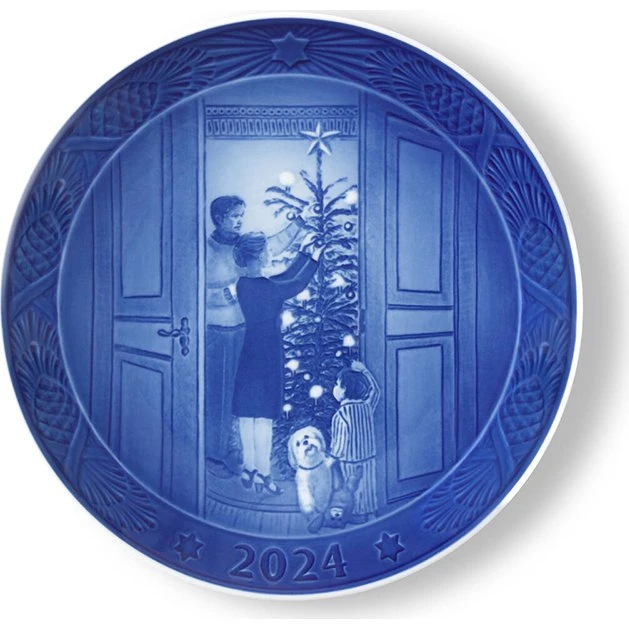 Royal Copenhagen Juleplatte 2024 - Juleforventning