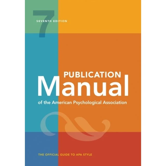 American Psychological Association Publication Manual, 7. udgave