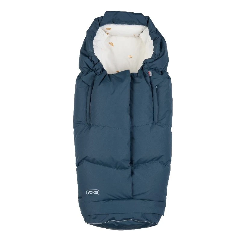 Voksi City North PoppyBlue Wings – kørepose med uld og dun