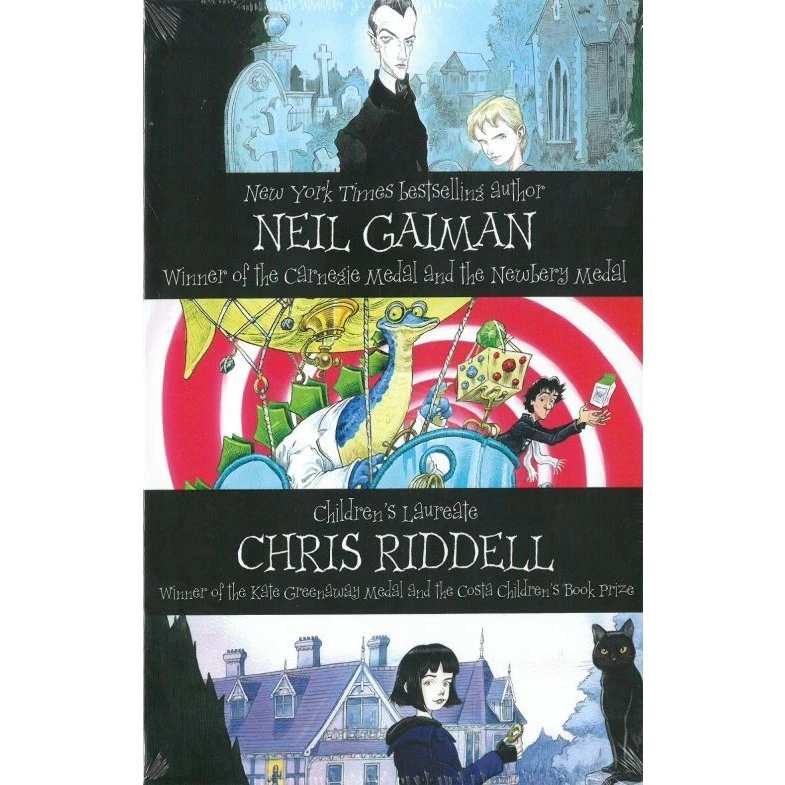 Neil Gaiman & Chris Riddell Box Set - 3 Bøger