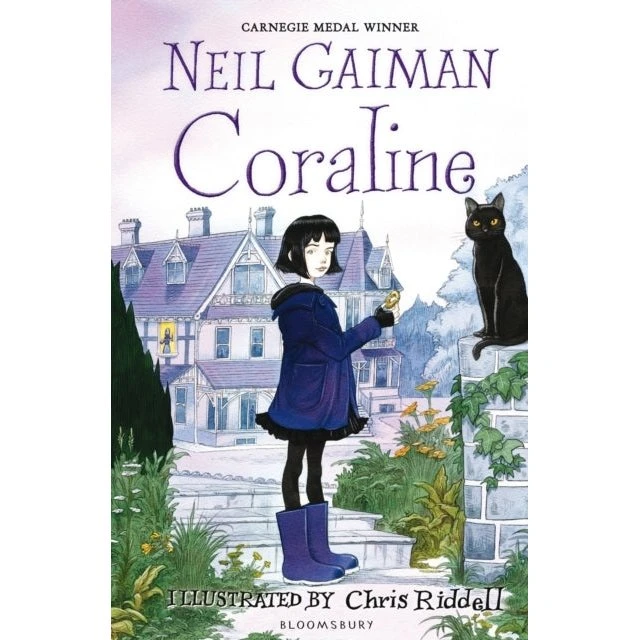 Neil Gaiman: Coraline - Børnebog med illustrationer