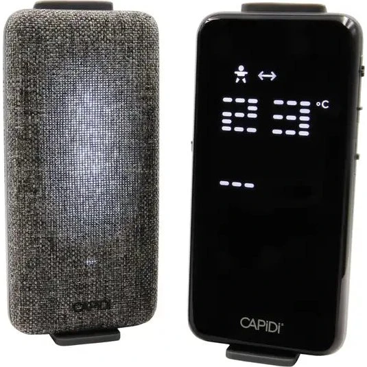 CAPiDi Premium Babyalarm - Grå med Natlampe