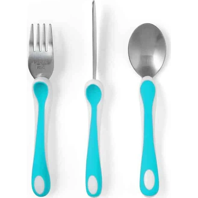 Bambino Eat Like a Pro! børnebestik – turkis