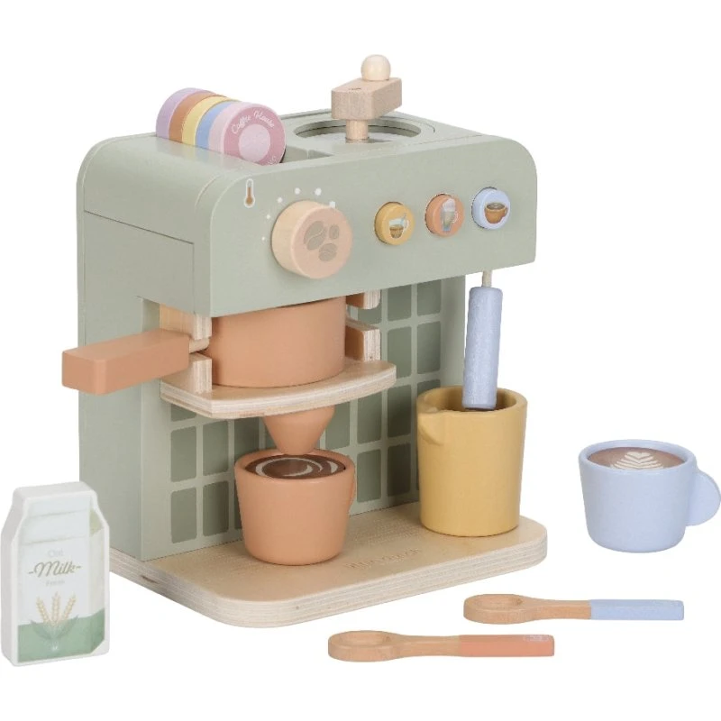 Little Dutch trækaffemaskine til børn – mint