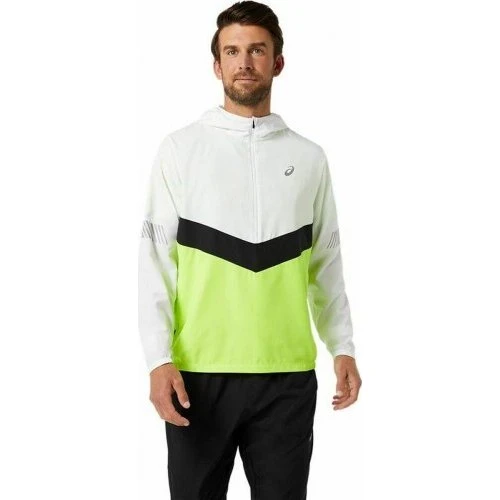 Asics Lite-Show løbejakke til mænd, hvid XL