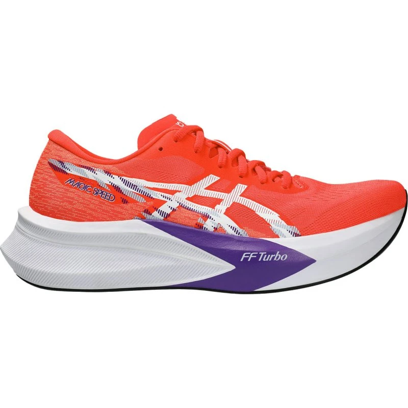 ASICS Magic Speed 4 Herre – Flash Red/White