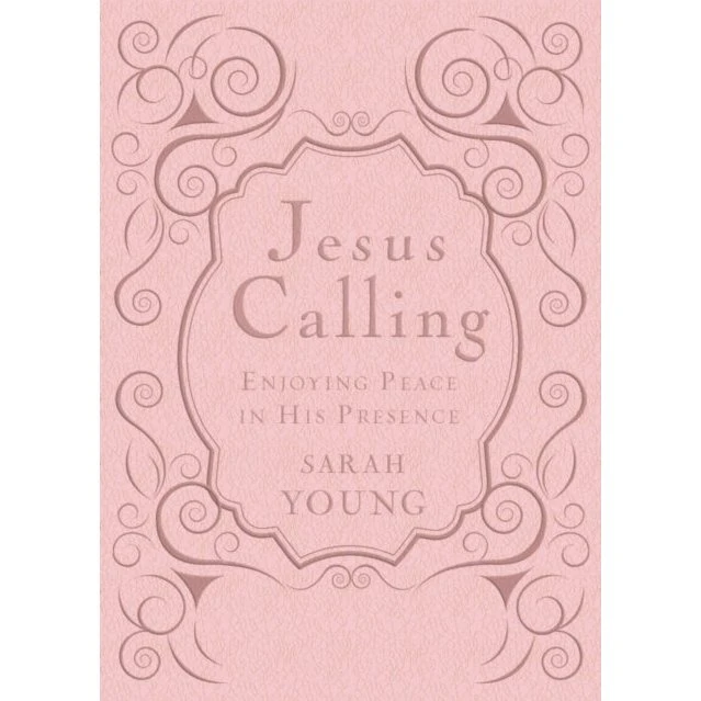 Jesus Calling - Sarah Young - Pink Leathersoft med skrifthenvisninger