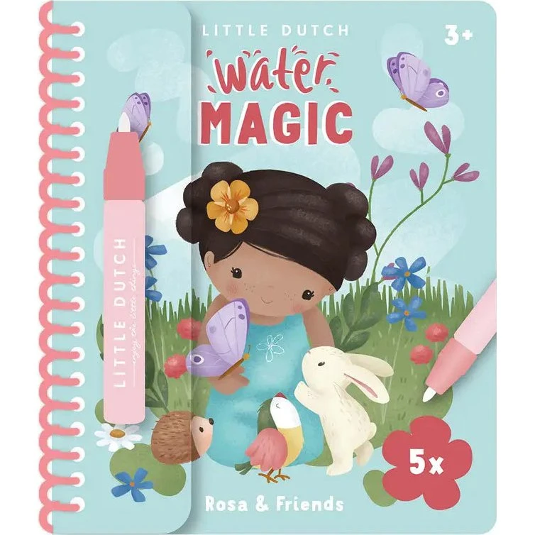 Magisk vandmalebog - Rosa & Friends