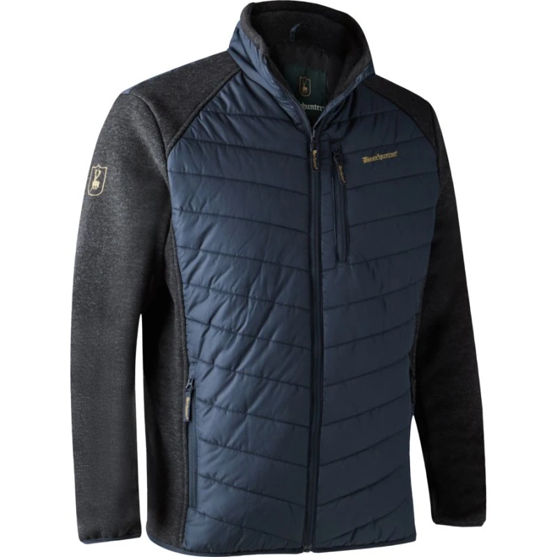 Deerhunter Moor Vatteret Jakke med strik - Dark Blue - XL