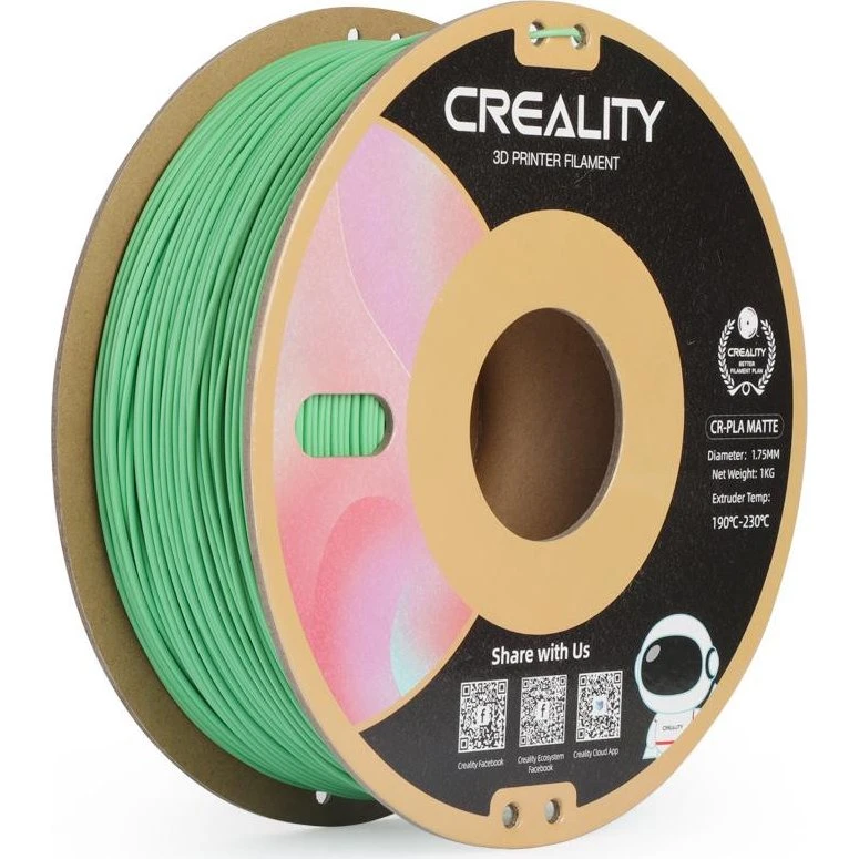 Creality CR-PLA Filament 1.75mm - Avocado Grøn (1kg)