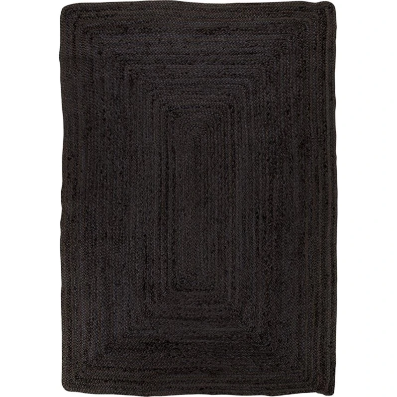 House Nordic Bombay Gulvtæppe i Flettet Jute - Mørkegrå - 120x180 cm