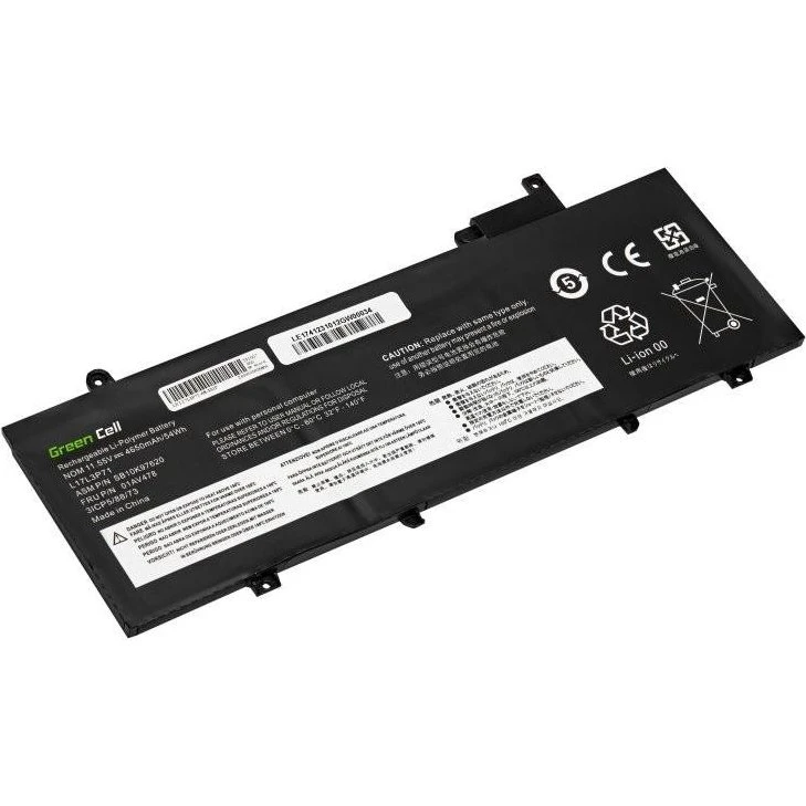 Green Cell PC Batteri til Lenovo ThinkPad T480s - 11.5V 4650mAh