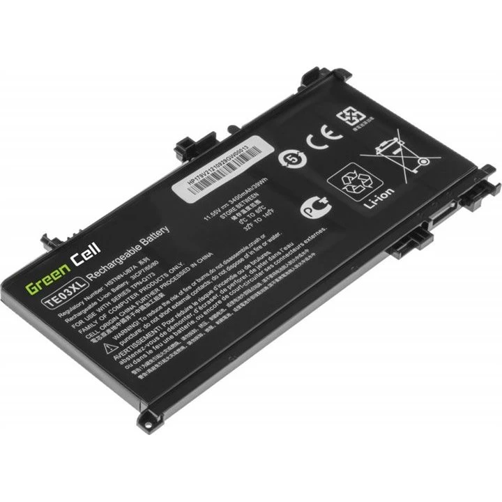 Green Cell Batteri til HP TE03XL - 3400mAh Litiumion