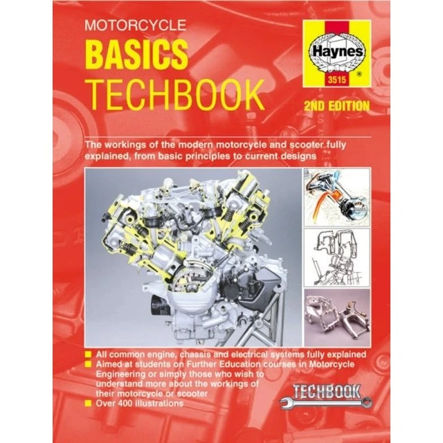 Haynes Motorcycle Basics Manual - Grundbog til motorcykelteknik