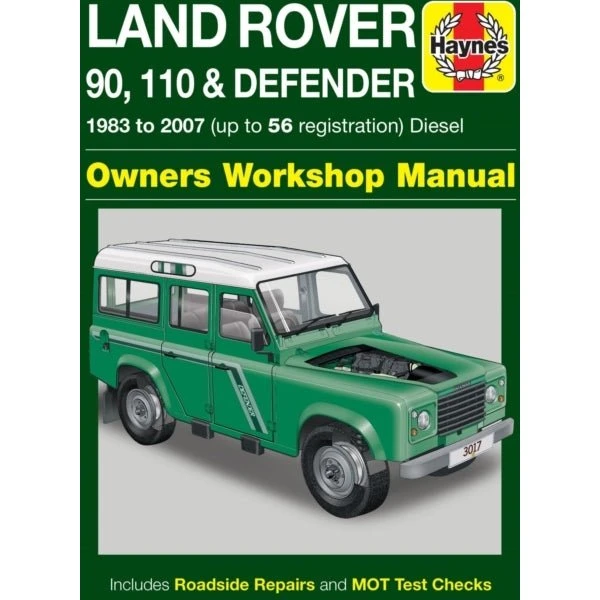 Haynes Land Rover 90, 110 & Defender Diesel Reparationsbog