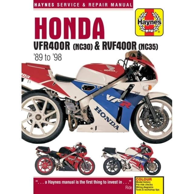 Haynes Reparationsmanual: Honda VFR400 & RVF400 (1989-1998)